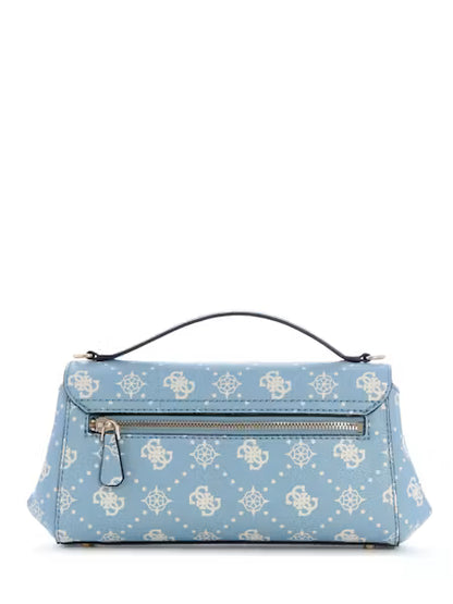 Guess Emelie Logo SLG Large Zip Around - Light Blue