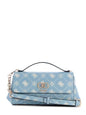 Guess Emelie Logo SLG Large Zip Around - Light Blue