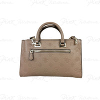 Guess Cresidia Status Satchel - Dark Taupe