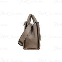 Guess Cresidia Status Satchel - Dark Taupe