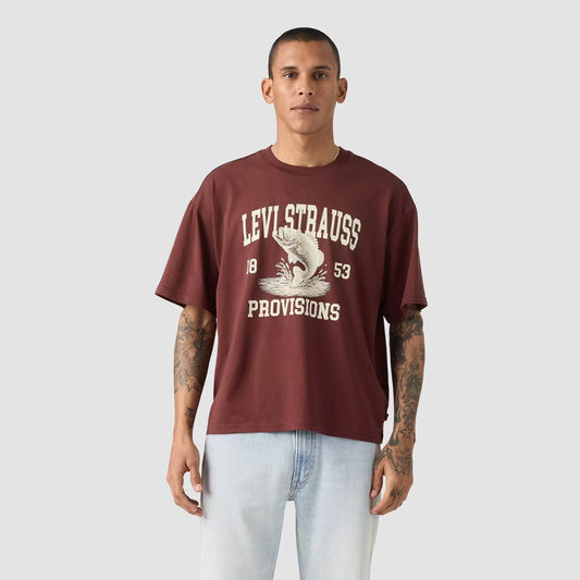 Levi's GR Boxy Tee Provisions - Burgundy