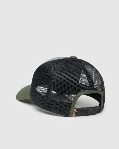 Ten Tree Juniper Altitude Hat - Dark Olive & White