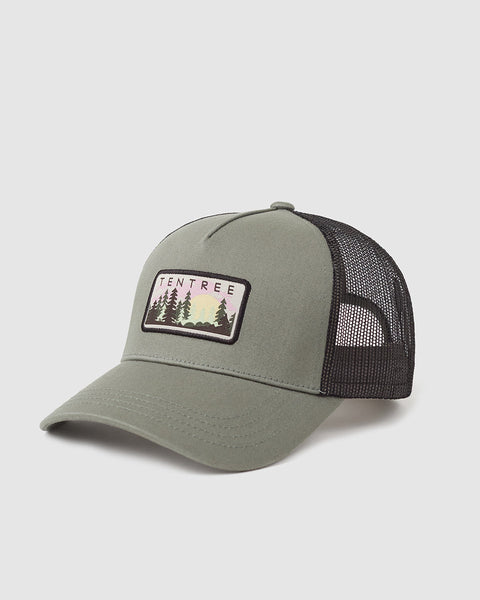 Ten Tree Forest Sun Altitude Hat - Agave Green/Elm Green