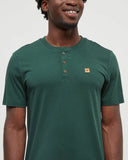 Ten Tree Baker Henley - Forest Pine