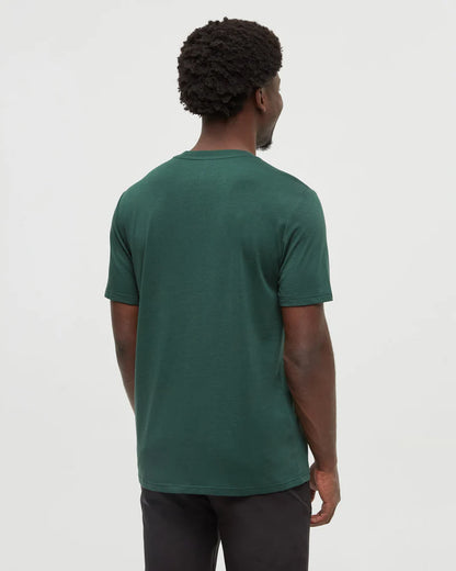 Ten Tree Baker Henley - Forest Pine