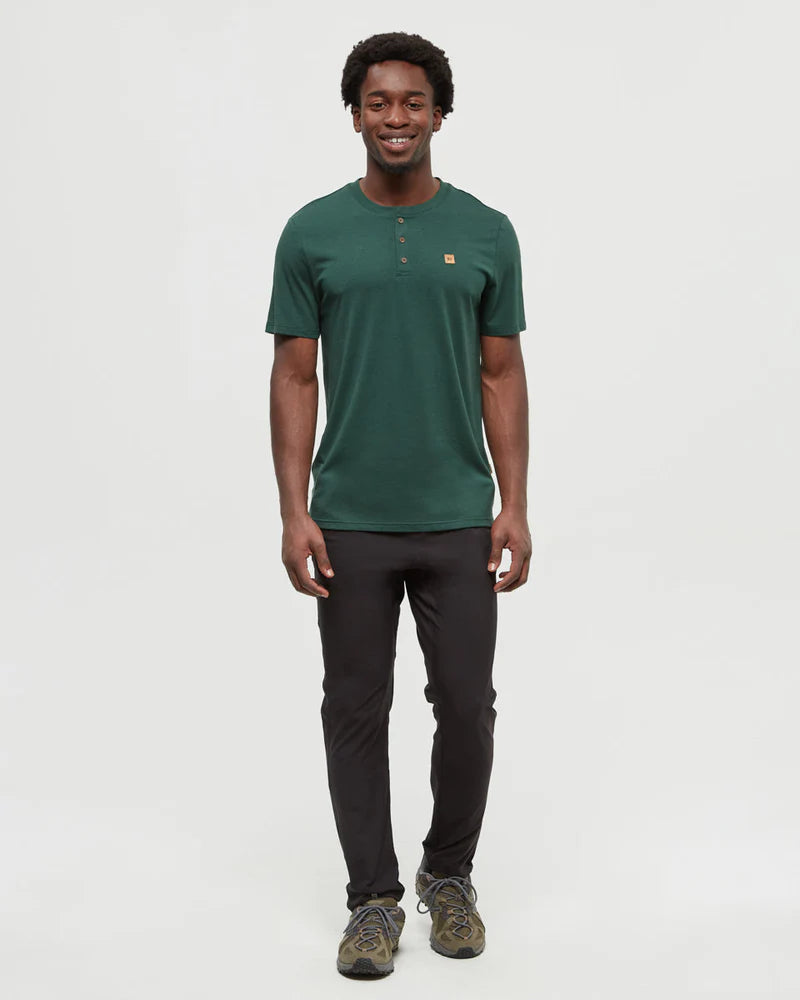 Ten Tree Baker Henley - Forest Pine