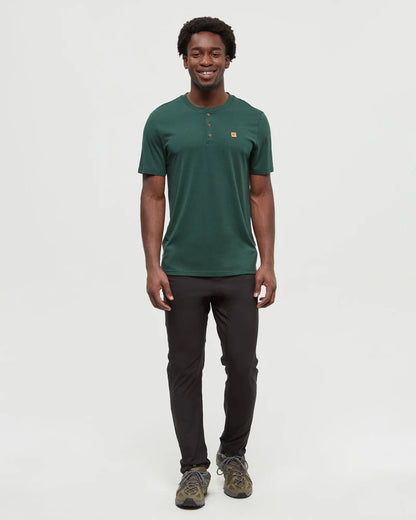 Ten Tree Baker Henley - Forest Pine
