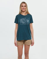 Ten Tree Plant T-Shirt - Jasper/Blue Haze