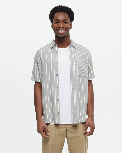 Ten Tree Dundas Shirt - Agave Green/Undyed