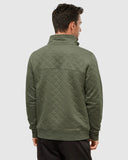 Ten Tree Olive Begbie Full Zip - Deep Olive Heather