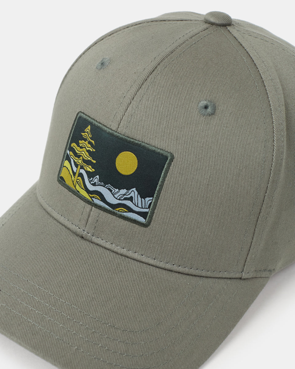 Ten Tree Emerald Edge Elevation Hat - Agave Green/Darkest Spruce