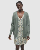 Ten Tree Prairies Cardigan - Agave Green Heather