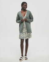 Ten Tree Prairies Cardigan - Agave Green Heather