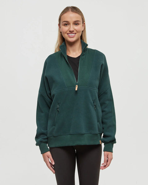 Ten Tree Pikes Half Zip - Forest Pine
