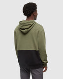 Ten Tree Howson Hoodie - Deep Olive & Meteorite Black