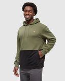Ten Tree Howson Hoodie - Deep Olive & Meteorite Black