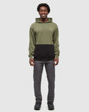 Ten Tree Howson Hoodie - Deep Olive & Meteorite Black