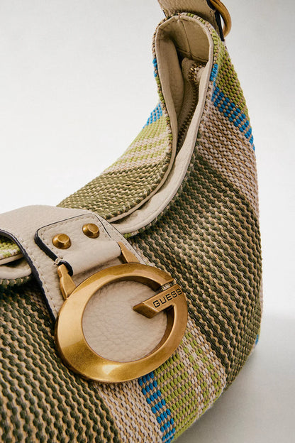 Guess Camden Shoulder Bag - Olive