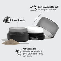 Kitsch Rice Protein Dry Shampoo - Dark Tinted Powder