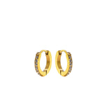 Eliasz and Ella CZ Sparkle Huggie Hoop Earring