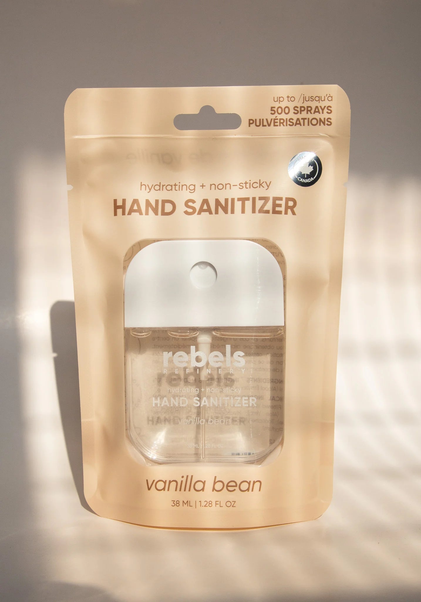 Rebels Refinery Vanilla Bean Pocket Hand Sanitizer
