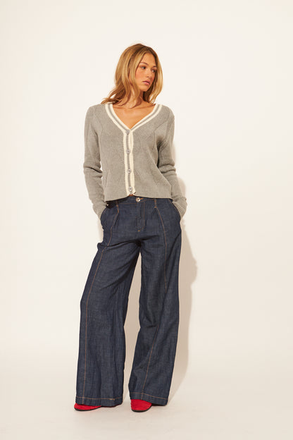 John + Jenn Jameson Sweater - Campus Grey