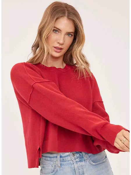 Gentle Fawn Crewneck Echo - Cranberry