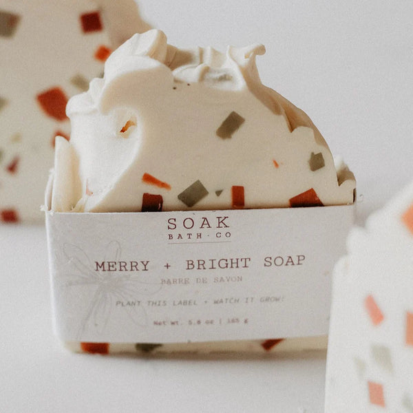 SOAK Bath Co Merry And Bright Soap Bar