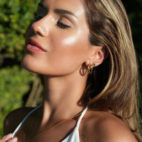 Hackney Nine Keiko Earrings - Gold