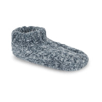 Lemon Loungewear Cable Slipper - Medium Blue