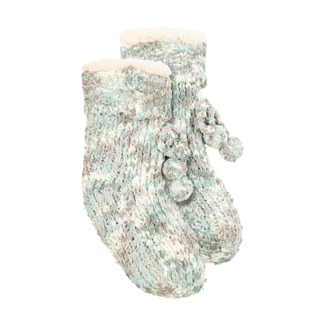 Lemon Loungewear Snow Pebble Bootie - Blue/Aqua