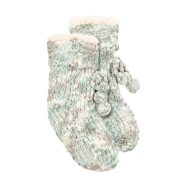 Lemon Loungewear Snow Pebble Bootie - Blue/Aqua