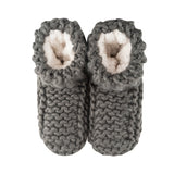 Lemon Loungewear Cute Slipper Bootie - Charcoal