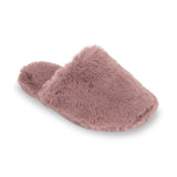 Lemon Loungewear Faux Fur Slide Slipper - Pink/Purple