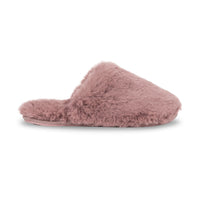 Lemon Loungewear Faux Fur Slide Slipper - Pink/Purple