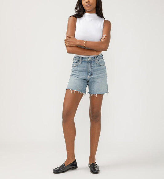 Silver Highly Desirable Long Shorts - Indigo