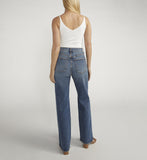 Silver Highly Desirable Straight Leg Jeans - Indigo