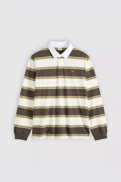 Levi's Classic Long Sleeve Rugby Branco - Stripe
