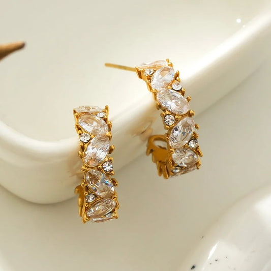 Hackney Nine Magome Studs - Gold
