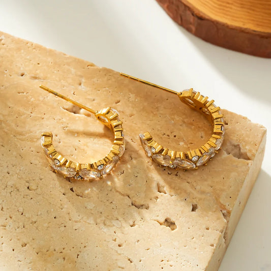 Hackney Nine Magome Studs - Gold