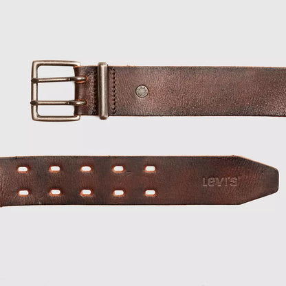 Levi's Potrero Double Prong Belt - Seal Brown