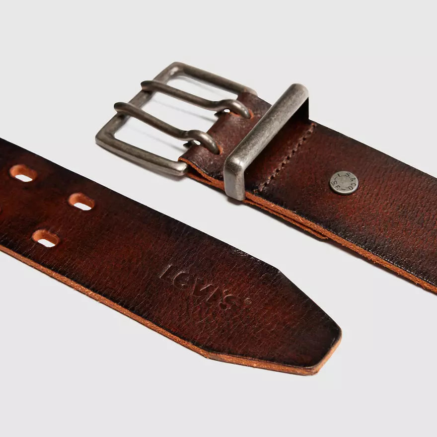 Levi's Potrero Double Prong Belt - Seal Brown
