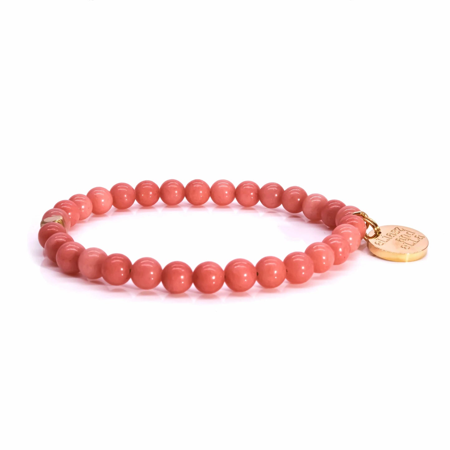 Elias and Ella Mini Candy Stone Bracelet - Pink