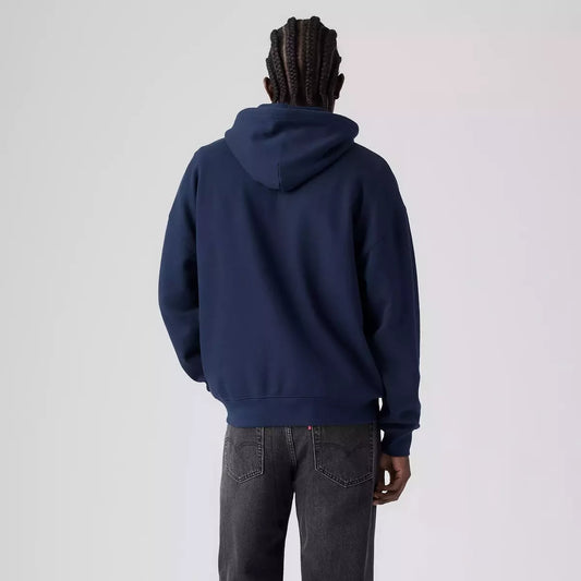 Levi's Graphic Boxy Hoodie Provisions - Navy