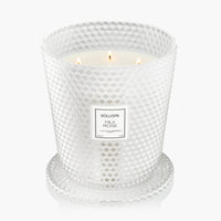 Voluspa 5 Wick Hearth Candle - Milk Rose