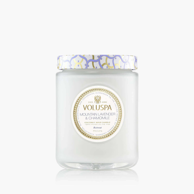 Voluspa 18oz Large Jar Candle - Mountain Lavender & Chamomile
