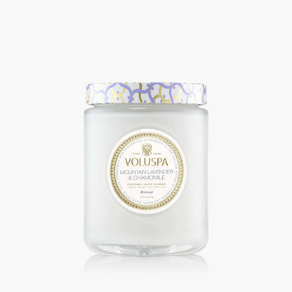 Voluspa 18oz Large Jar Candle - Mountain Lavender & Chamomile