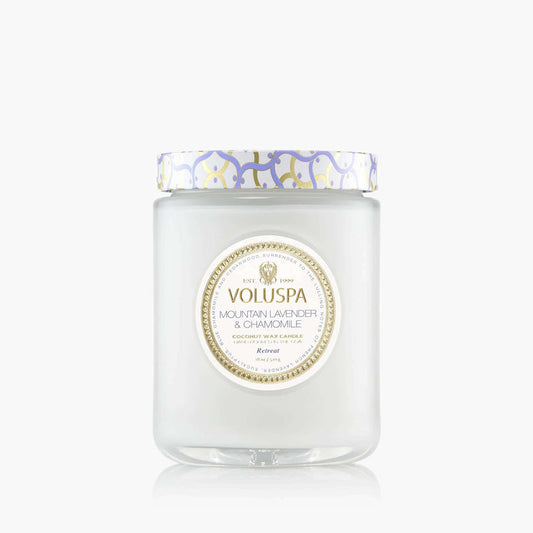 Voluspa 18oz Large Jar Candle - Mountain Lavender & Chamomile