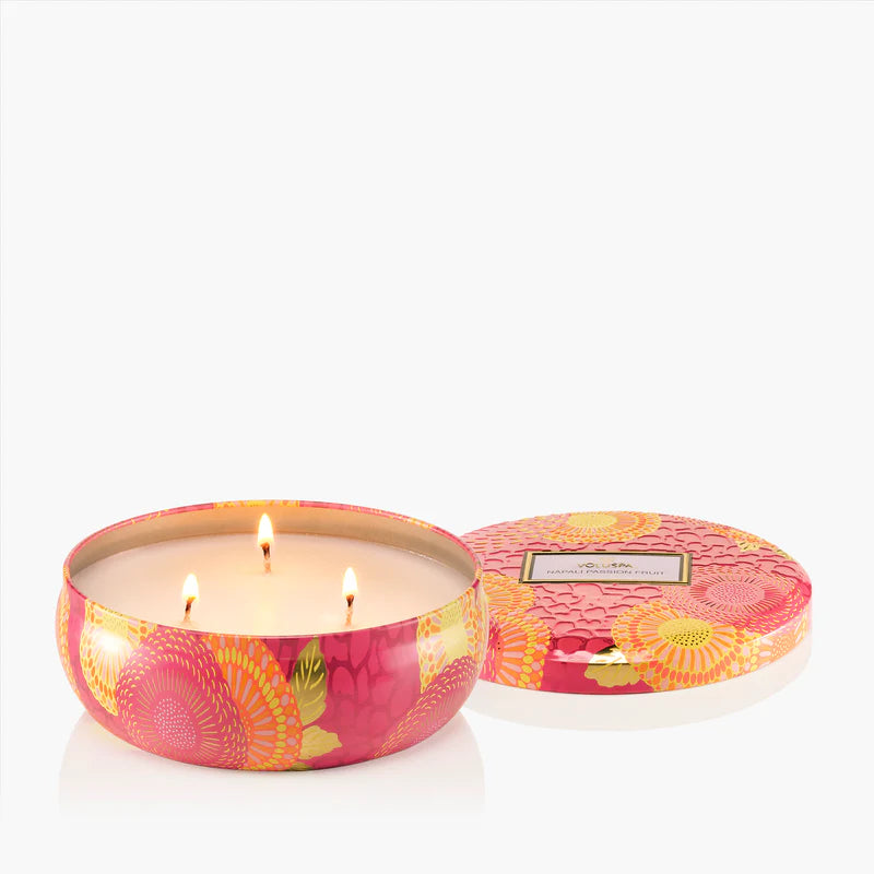 Voluspa Candle 3 Wick Tin - Napali Passion Fruit