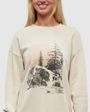 Ten Tree  Backcountry Crew - Warm Oak & Dusty Terracotta